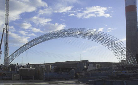 鹤岗大型网架结构